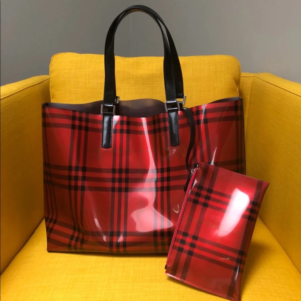 GUC Burberry Tote Bag